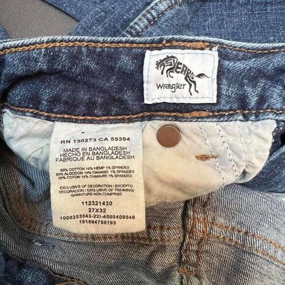 Wrangler Retro Mae Women’s Wide Leg Trouser Jeans 27x32 Western Cowgirl Denim - Picture 5 of 8